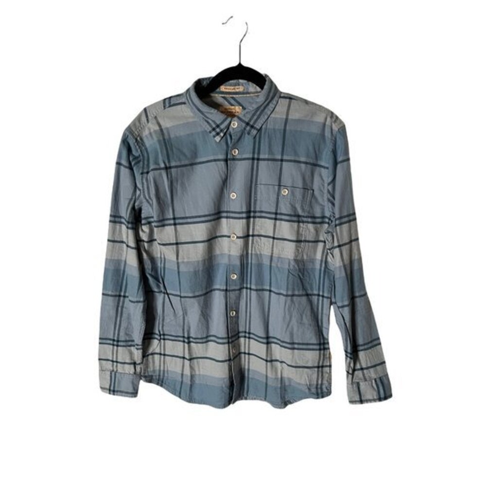 Quicksilver Waterman Collections Long Sleeve Button up Shirt Size Small